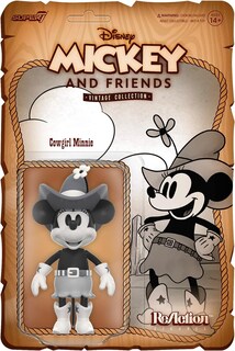 Foto 3 | Foto 3 | Figura De Acción Super7 Disney Mickey Cowgirl Minnie 3.75 Pulgadas - Venta Internacional.