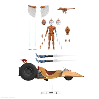 Foto 7 | Foto 7 | Figura De Acción Super7 Ultimates Silverhawks Space Racer De 18 Cm - Venta Internacional.