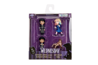 Foto 6 | Foto 6 | Figure Jada Toys Wednesday 2.5, Paquete De 4 Unidades, Fundidas A Presión Para Niños Mayores De 8 Años - Venta Internacional.