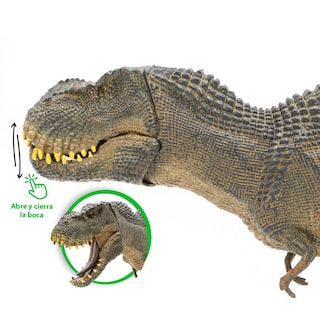 Foto 3 | Foto 3 | Figura de Tiranosauro Rex Didacti Juegos Jurásico color Gris
