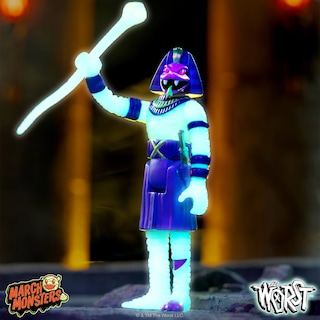 Foto 4 | Foto 4 | Figura De Acción Super7 The Worst Snake Tut Monster Glow 9,5 Cm - Venta Internacional.