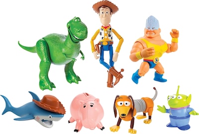 Foto 4 | Foto 4 | Set De Figuras De Acción Mattel Disney Toy Story 7 Woody Slinky - Venta Internacional.