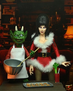 Foto 3 | Foto 3 | Figura De Acción Neca Elvira's Very Scary Xmas De Tela De 20 Cm - Venta Internacional.
