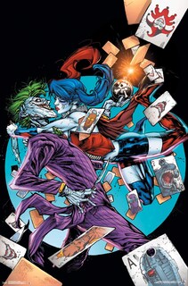 Foto 1 | Foto 1 | Póster De Pared Trends International Dc Comics The Joker And Harley Quinn Love Hurts, 37,4 X 56,8 Cm - Venta Internacional.