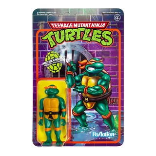 Foto 3 | Foto 3 | Figura De Acción Super7 Teenage Mutant Ninja Turtles Michelangelo, 9,5 Cm - Venta Internacional.