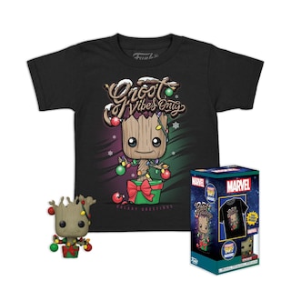 Foto 1 | Foto 1 | ¡pocket Pop! & Tee Funko: Guardianes De La Galaxia Holiday Groot - Venta Internacional.