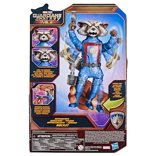 Foto 3 | Foto 3 | Figura De Acción Marvel Studios Guardianes De La Galaxia Rocket - Venta Internacional.