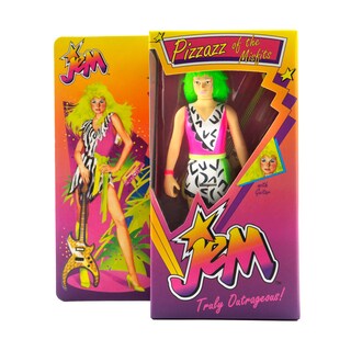 Foto 2 | Foto 2 | Figura De Acción Super7 Jem And The Holograms Pizzaz, 9,5 Cm - Venta Internacional.