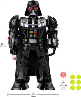 Foto 6 | Foto 6 | Bote De Darth Vader Imaginext Star Wars De Toy Fisher-price, 60 Cm De Altura - Venta Internacional.