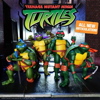 Foto 5 | Foto 5 | Figura De Acción Super7 Ultimates! Teenage Mutant Ninja Turtles Leonardo, 18 Cm - Venta Internacional.