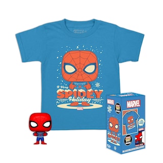 Foto 1 | Foto 1 | ¡pocket Pop! Y Camiseta Funko Marvel Holiday Spider-man M - Venta Internacional.