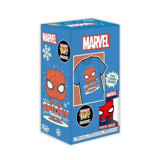 Foto 2 | Foto 2 | ¡pocket Pop! Y Camiseta Funko Marvel Holiday Spider-man M - Venta Internacional.