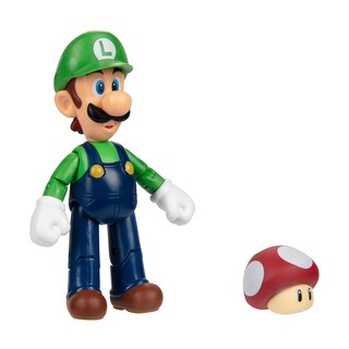 Foto 4 | Foto 4 | Figuras De Acción Luigi De Toy Super Mario Con Seta Roja, 10 Cm - Venta Internacional.