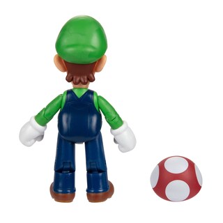 Foto 5 | Foto 5 | Figuras De Acción Luigi De Toy Super Mario Con Seta Roja, 10 Cm - Venta Internacional.