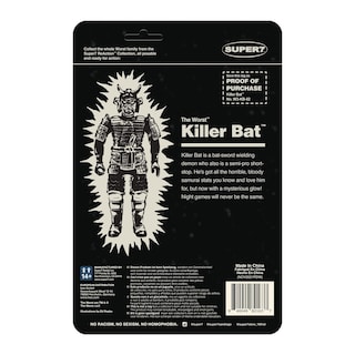 Foto 3 | Foto 3 | Figura De Acción Super7 The Worst Killer Bat Monster Glow 3.75 - Venta Internacional.