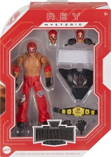 Foto 2 | Foto 2 | Figura De Acción Mattel Wwe Ultimate Edition Rey Mysterio - Venta Internacional.