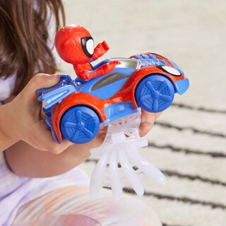 Foto 2 | Foto 2 | Toy Spidey Web Crawler Con Figura De Acción Y Vehículo De Spidey De 10 Cm - Venta Internacional.
