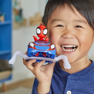 Foto 4 | Foto 4 | Toy Spidey Web Crawler Con Figura De Acción Y Vehículo De Spidey De 10 Cm - Venta Internacional.