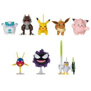 Foto 1 | Foto 1 | Juego De Figuras Pokémon Battle, Paquete De 8, Con 6 Figuras De 5 Cm Y 2 Figuras De 7,5 Cm - Venta Internacional.