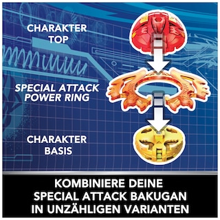 Foto 6 | Foto 6 | Figura De Acción Bakugan Special Attack Ventri Con Cartas Coleccionables - Venta Internacional.