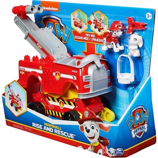 Foto 4 | Foto 4 | Figuras Paw Patrol: Rise And Rescue Transforming Car With Marshall