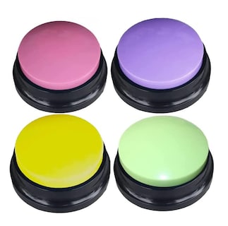 Foto 1 | Foto 1 | Botón De Grabación De Voz A 4 Colores Para Perro Con 30 Segundos - Venta Internacional.