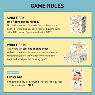 Foto 2 | Foto 2 | Figura Pop Mart Pucky Roly-poly Kitty Series Con Diseño Aleatorio - Venta Internacional.