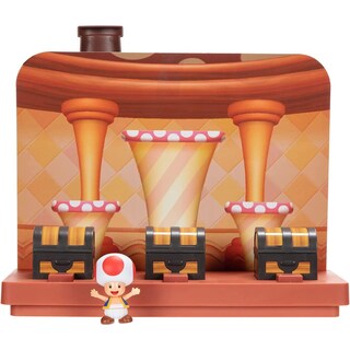 Foto 4 | Foto 4 | Set De Juego Action Figures Super Mario Deluxe Toad De 2,5 Pulgadas - Venta Internacional.