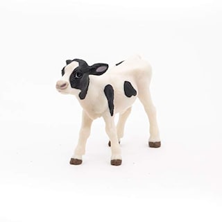 Foto 1 | Foto 1 | Figura De Animal De Granja Papo, Becerro Blanco Y Negro - Venta Internacional.