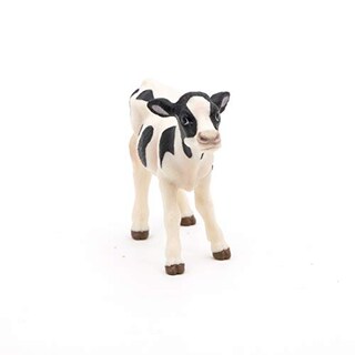 Foto 2 | Foto 2 | Figura De Animal De Granja Papo, Becerro Blanco Y Negro - Venta Internacional.
