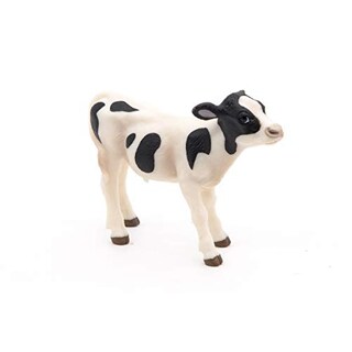 Foto 3 | Foto 3 | Figura De Animal De Granja Papo, Becerro Blanco Y Negro - Venta Internacional.