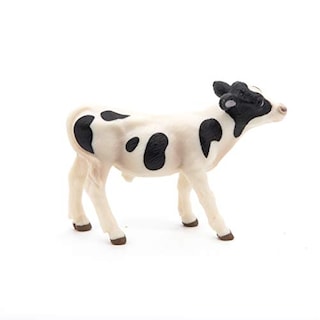 Foto 4 | Foto 4 | Figura De Animal De Granja Papo, Becerro Blanco Y Negro - Venta Internacional.