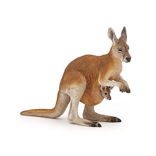 Foto 1 | Foto 1 | Figura Papo Wild Animal Kingdom Kangaroo Con Joey 50188 - Venta Internacional.