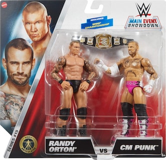 Foto 2 | Foto 2 | Pack De 2 Figuras De Acción Mattel Wwe Main Event Championship - Venta Internacional.