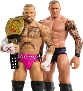 Foto 3 | Foto 3 | Pack De 2 Figuras De Acción Mattel Wwe Main Event Championship - Venta Internacional.