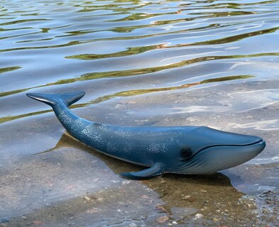 Foto 5 | Foto 5 | Figura De Acción Gemini&genius Blue Whale Sea Animal Kids - Venta Internacional.