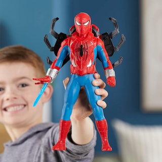 Foto 7 | Foto 7 | Figura De Acción Marvel Spider-man Thwip Blast 27 Cm Con Acc - Venta Internacional.