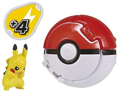 Foto 1 | Foto 1 | Figura De Acción Pokedel-z Pop N Catch Pikachu Con Pokeball - Venta Internacional.