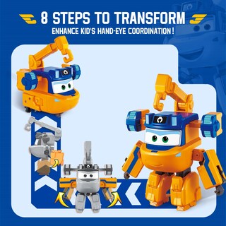 Foto 3 | Foto 3 | Transformer Toys Super Wings Marty Airplane 2 En 1 Rescue - Venta Internacional.