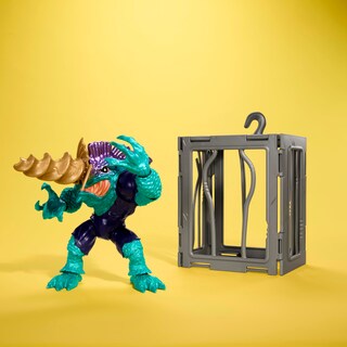 Foto 5 | Foto 5 | Figura De Acción Mattel Street Sharks Slash De 15 Cm Con Bite & Drill - Venta Internacional.