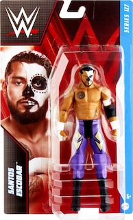 Foto 5 | Foto 5 | Figura De Acción Wwe Basic Santos Escobar De 15 Cm Para Más De 6 Años - Venta Internacional.