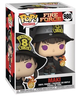 Foto 3 | Foto 3 | Figura De Vinilo Funko Pop! Fire Force Maki Con Protector De Caja - Venta Internacional.