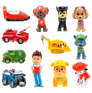 Foto 1 | Foto 1 | Juego De Paw Patrol Para Niños 12 Pcs Decoración De Tartas Colores