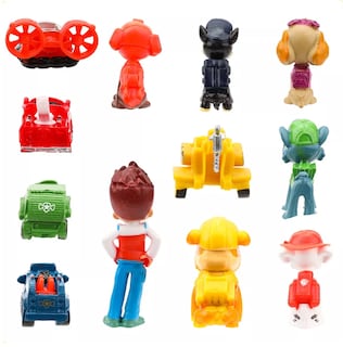 Foto 2 | Foto 2 | Juego De Paw Patrol Para Niños 12 Pcs Decoración De Tartas Colores