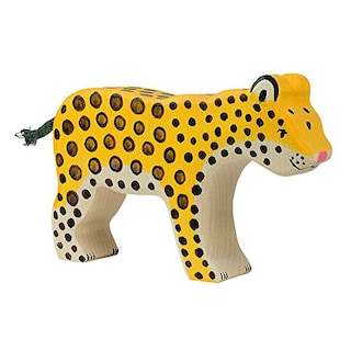 Foto 1 | Foto 1 | Figura De Juguete De Madera Holztiger Leopard - Venta Internacional.