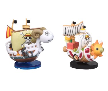Foto 1 | Foto 1 | Figura 2 Mini Barco Thousand Sunny Y Going Merry One Piece Multicolor