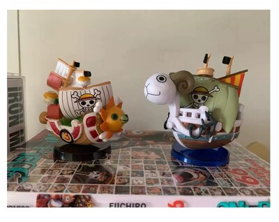 Foto 4 | Foto 4 | Figura 2 Mini Barco Thousand Sunny Y Going Merry One Piece Multicolor