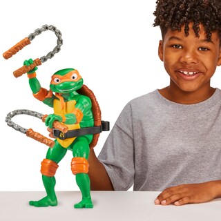Foto 2 | Foto 2 | Figura De Acción Teenage Mutant Ninja Turtles Michelangelo 30 Cm - Venta Internacional.