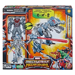 Foto 6 | Foto 6 | Figuras De Acción Marvel Mech Strike Mechasaurs Ultron - Venta Internacional.