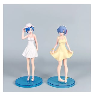 Foto 5 | Foto 5 | Figuras Re Zero Rem Emilia Anime Juguetes Coleccionables 6 Pzs Colores